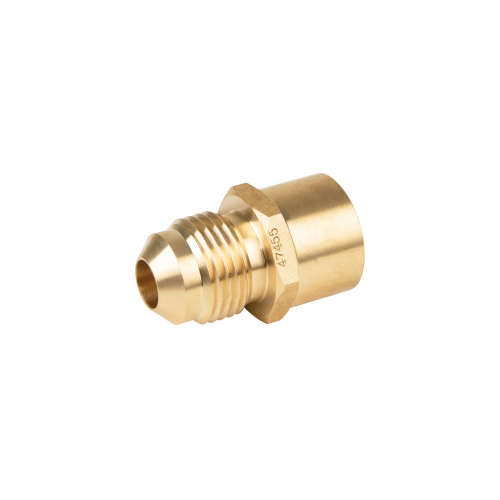 Imagen de CONECTOR FLARE SOLDABLE DE LATON 3/8X 1/2