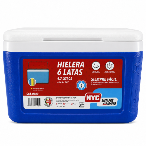 Imagen de HIELERA 5 1/4 NIK AZUL