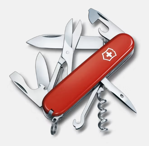 Imagen de NAVAJA CLIMBER ROJA 14 USOS