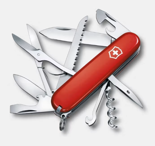 Imagen de NAVAJA HUNTSMAN ROJA 15 USOS