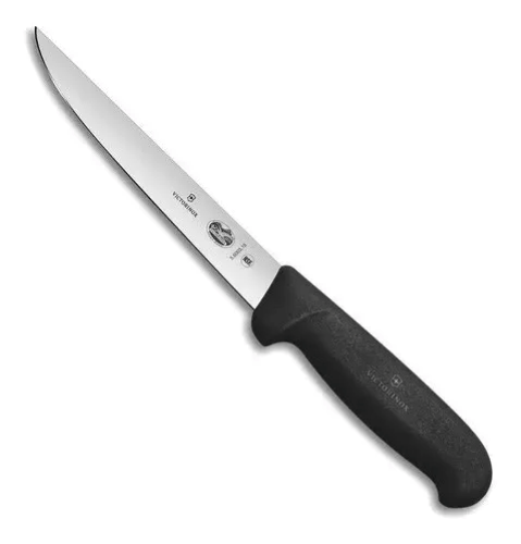 Imagen de CUCHILLO FILETERO RECTO MANGO FIBROX NEGRO