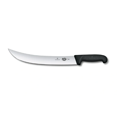 Imagen de CUCHILLO HOJA ANCHA CURVA MANGO FIBROX NEGRO