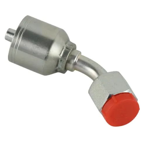 Imagen de CONEXION 2 Y 1 MALLAS 1/4 HEM CARA PLANA C/O GIR 1/4 CODO 45G