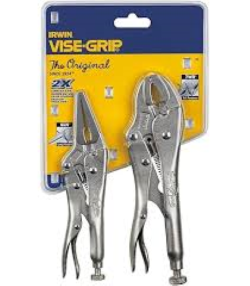 Imagen de PINZA PRESION VISE GRIP QUIJADA CURVA C/CORTADOR 7" - 7WR-3 / 0702L3
