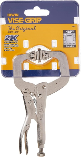 Imagen de PINZA PRESION VICE GRIP PRENSA TIPO C BASE GIRATORIA 4" - 4S / 165