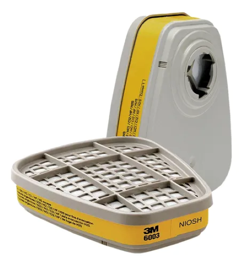 Imagen de CARTUCHO P/MASCARILLA 3M 6003(2PZAS) VAPORES ORGANICOS GASES ACIDOS