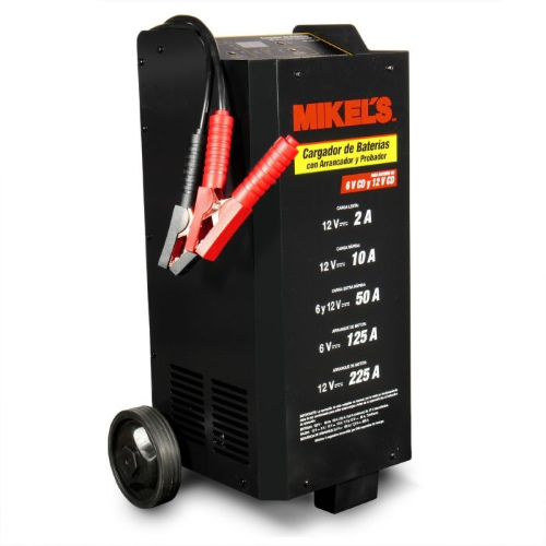 Imagen de CARGADOR BATERIAS AUTOMATICO CON ARRANCADOR 2 / 10 / 50 / 125 / 225 AMP 6 Y 12 VOLTS