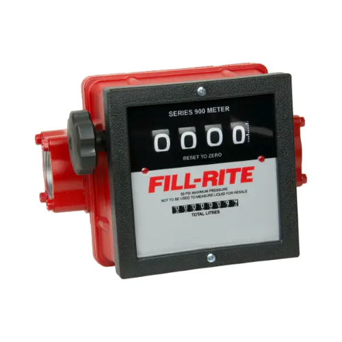 Imagen de MEDIDOR FLUJO MECANICO SERVICIO PESADO 4 DIGITOS 1.5" 23-151 LPM 50PSI NPT
