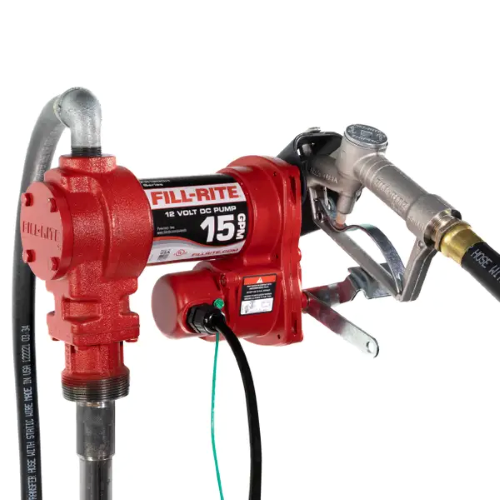 Imagen de BOMBA COMBUSTIBLE DC DE 12V CON MANGUERA Y PISTOLA MANUAL, 15GPM