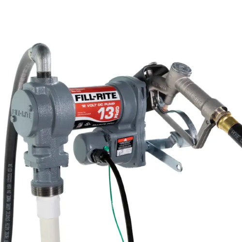 Imagen de BOMBA DE TRANSFERENCIA DE COMBUSTIBLE DE PALETA GIRATORIA DE HIERRO FUNDIDO, 1/4 HP, 13 GPM, 12 V