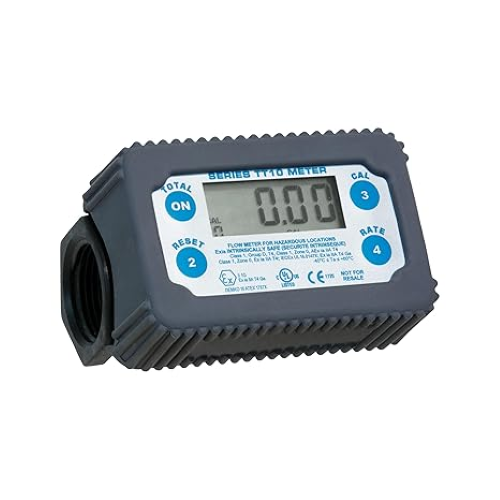Imagen de MEDIDOR DIGITAL EN LINEA TURBINA 2-35GPM, 1NPT, POLIMERO +/- 1% PRESICION