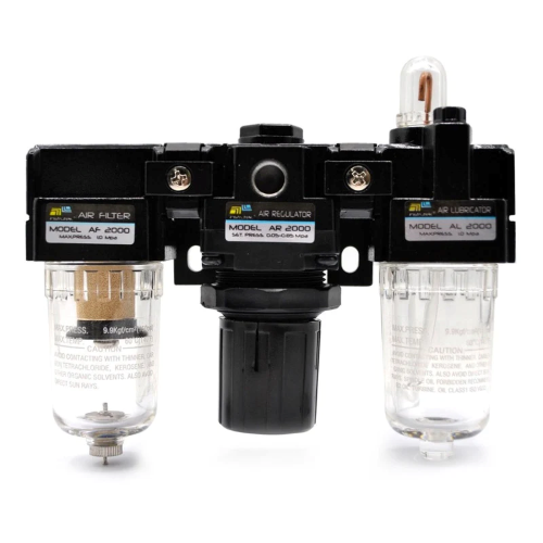 Imagen de FILTRO REGULADOR LUBRICADOR 1/4" 145 PSI