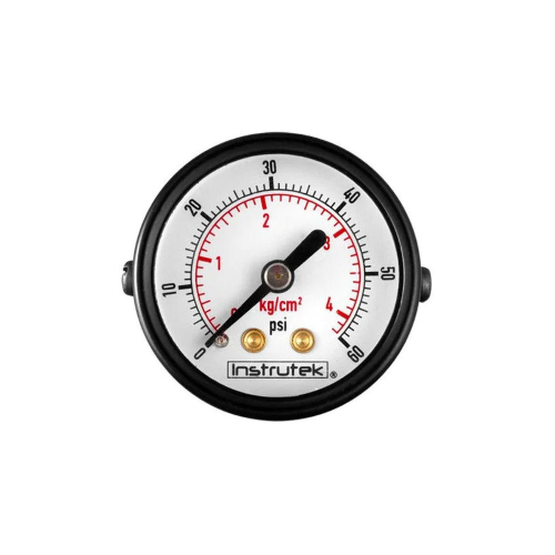 Imagen de MANOMETRO SECO 0-60PSI SALIDA POSTERIOR 1/8 CARATULA 1 1/2