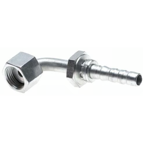 Imagen de CONEXION PER GS 3/8 HEM CARA PLANA C/O 3/8 CODO 90G LARGO