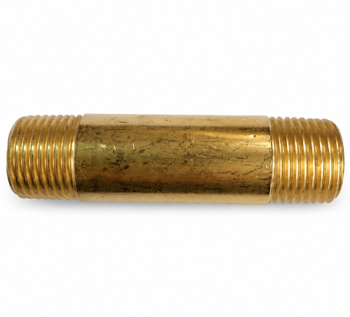 Imagen de CONEXION LATON ROSCA NPT NIPLE MAC 1/4 LARGO 2"  (1660420C)