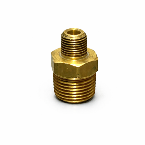 Imagen de CONEXION LATON ROSCA NPT NIPLE RED HEX MAC 3/8 A MAC 1/8
