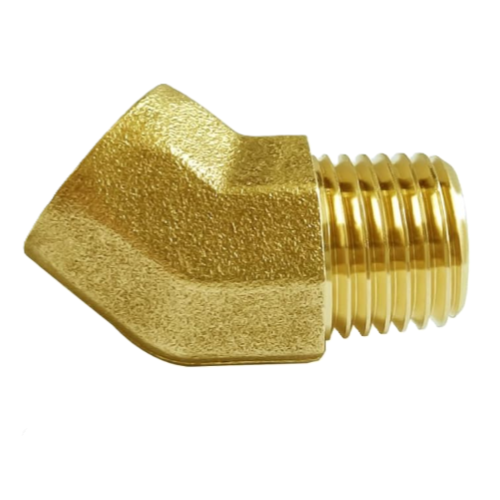 Imagen de CONEXION LATON ROSCA NPT CODO 45 HEM - MAC 1/2