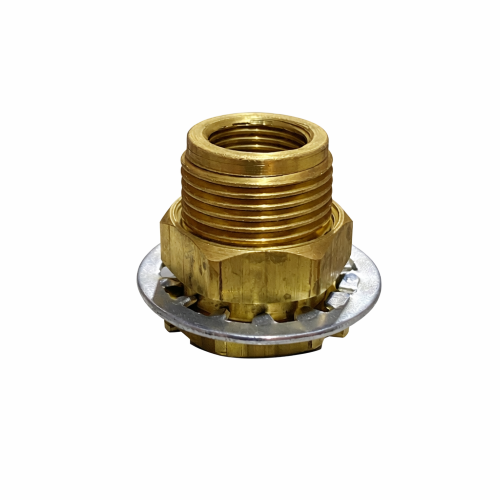Imagen de CONEXION LATON ROSCA NPT BULKHEAD 3/8