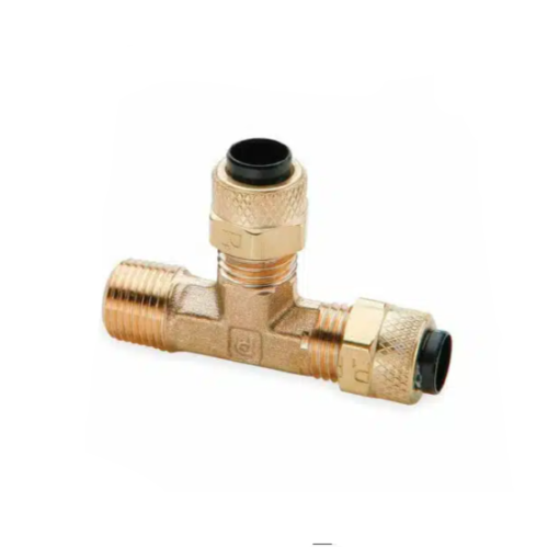 Imagen de CONEXION LATON POLY- TEE 1/4 MAC NPT 1/4 A LADO