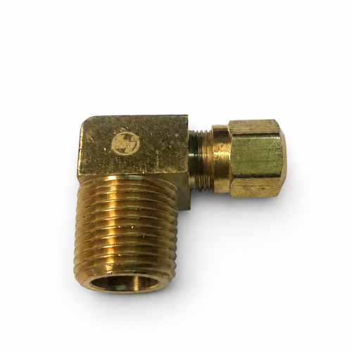 Imagen de CONEXION LATON FRENOS AIRE NYLON 1/4 MAC NPT 1/8 CODO 90G