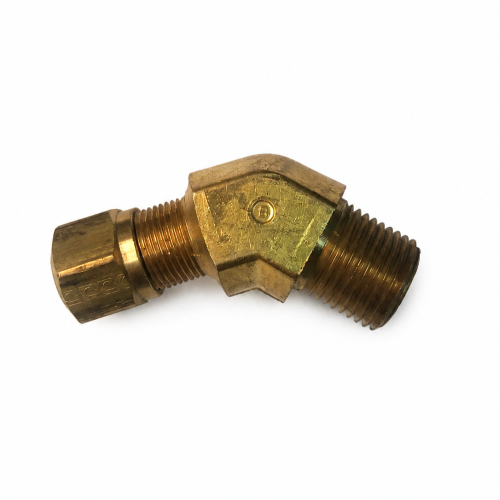 Imagen de CONEXION LATON FRENOS AIRE NYLON 3/8 MAC NPT 1/2 CODO 45G