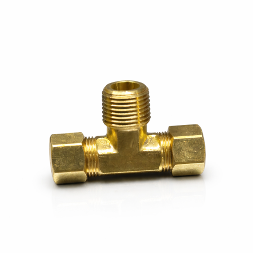 Imagen de CONEXION LATON COMPRESION TEE 3/8 MAC NPT 3/8 AL CENTRO