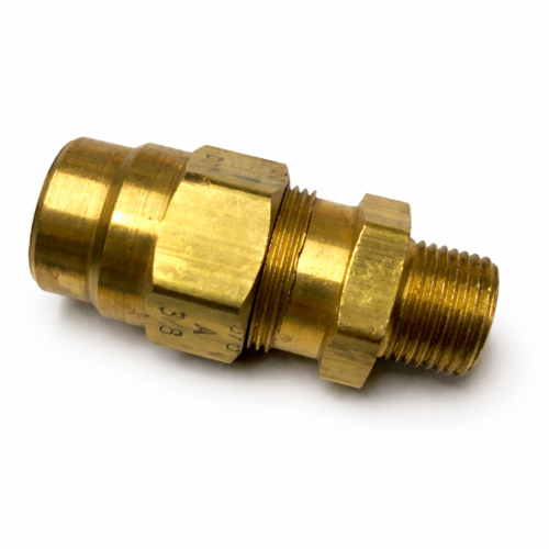 Imagen de CONEXION LATON FRENOS AIRE MANGUERA 3/8 MAC NPT 3/8