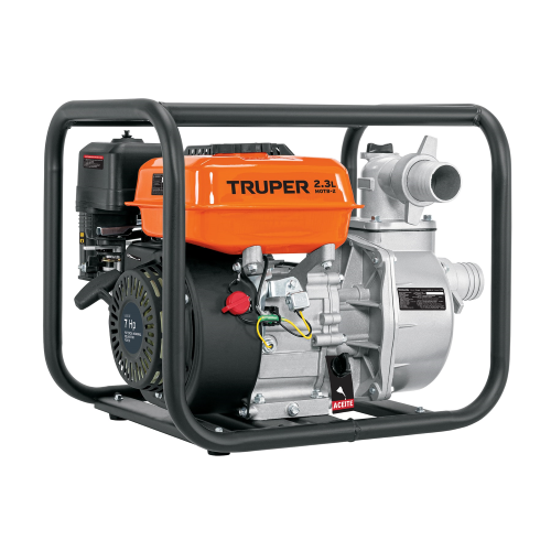 Imagen de MOTOBOMBA AUTOCEBANTE 2"X 2" A GASOLINA 7 HP TRUPER