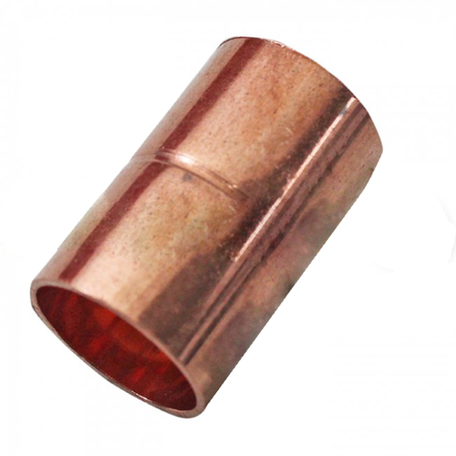 Imagen de COPLE COBRE CON RANURA 1" SOLDABLE