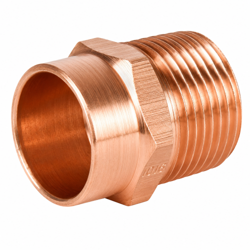 Imagen de CONECTOR COBRE ROSCA EXT 3/4"