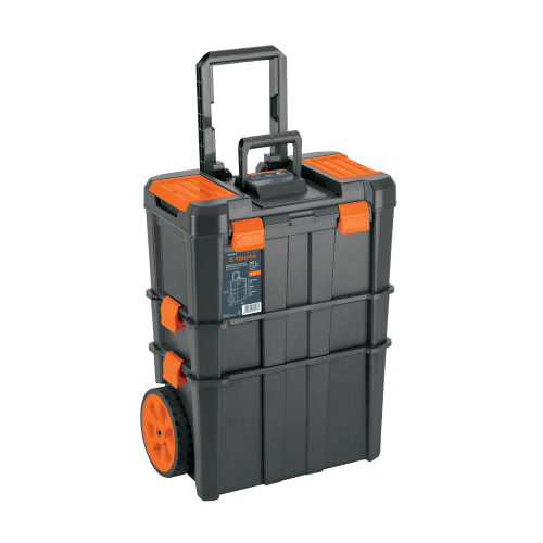 Imagen de CAJA PARA HERRAMIENTA 19X25 CON RUEDAS 3 EN 1