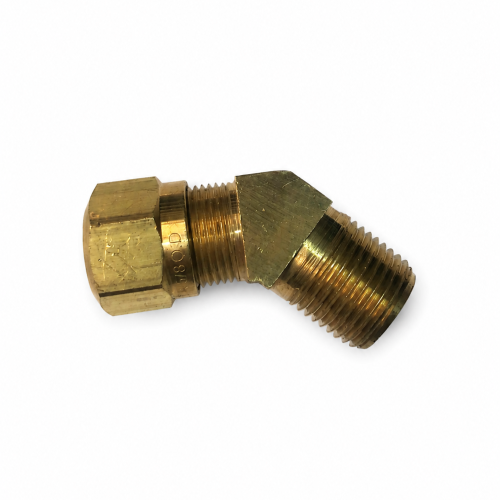 Imagen de CONEXION LATON FRENOS AIRE NYLON 3/8 MAC NPT 1/4 CODO 45G