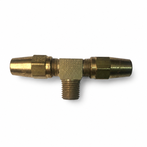 Imagen de CONEXION LATON TEE FRENOS AIRE 3/8 MAC NPT 1/4 AL CENTRO