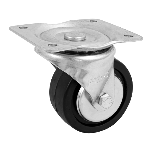 Imagen de RODAJA HULE 4" 42MM CON BALERO