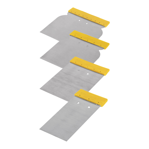 Imagen de JUEGO 4 CUÑAS MANGO PLASTICO