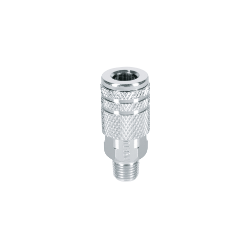 Imagen de COPLE ACERO CUERDA 1/4NPT MACHO