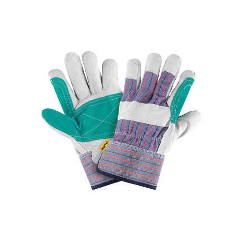 Imagen de GUANTES DE CARNAZA Y LONETA CON REFUERZO
