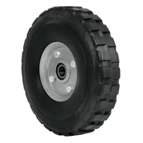 Imagen de RUEDA DE HULE SOLIDO 10" PARA DIABLO, DOBLE BALERO