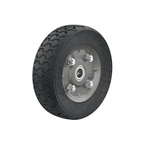 Imagen de RUEDA DE HULE SOLIDO 7" DOBLE BALERO