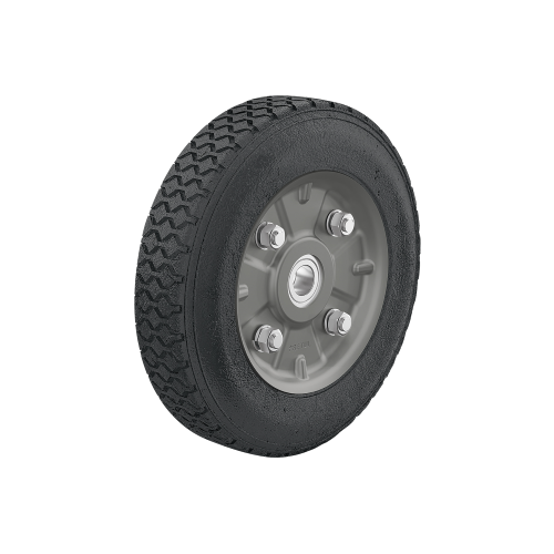 Imagen de RUEDA DE HULE SOLIDO 8" DOBLE BALERO