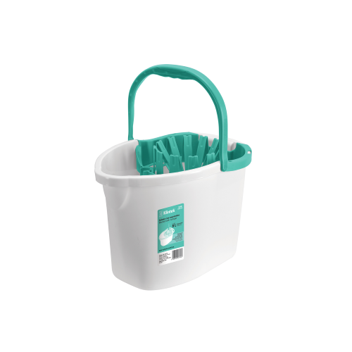 Imagen de CUBETA PLASTICA CON EXPRIMIDOR,8L KLI
