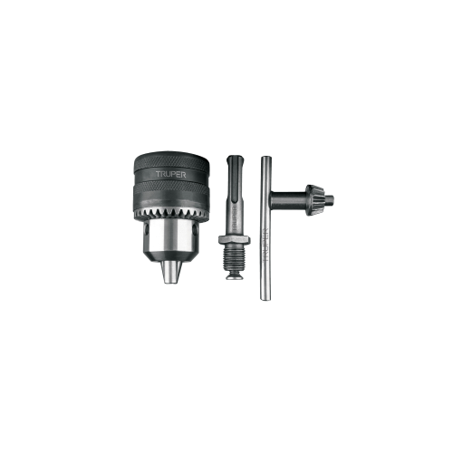 Imagen de BROQUERO 1/2" CON LLAVE Y ADAPTADOR SDS PLUS, TRUPER