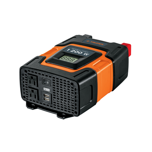 Imagen de INVERSOR DE CORRIENTE DE 1200 W CON PUERTOS USB, TRUPER