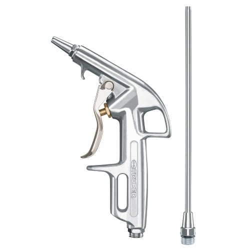Imagen de PISTOLA DE ALUMINIO PARA SOPLETEAR, 2 BOQUILLAS