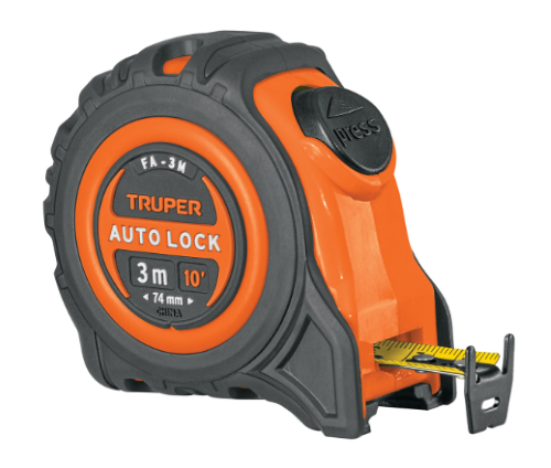 Imagen de FLEXÓMETRO AUTO-LOCK CONTRA IMPACTOS 3 M CINTA 16 MM