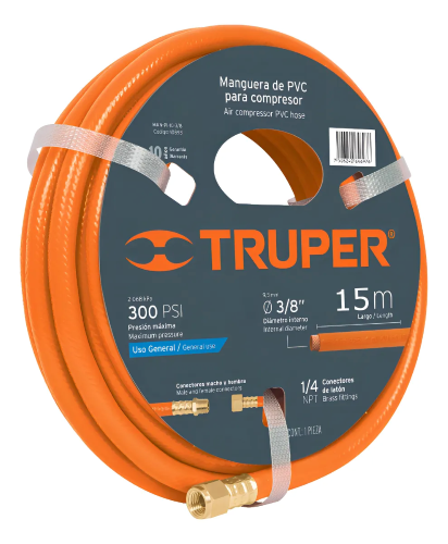 Imagen de MANGUERA PARA COMPRESOR, DE PVC, 15M X 3/8"