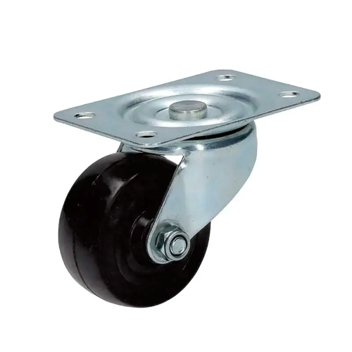 Imagen de RUEDA GIRATORIA 3" LAMINA HULE
