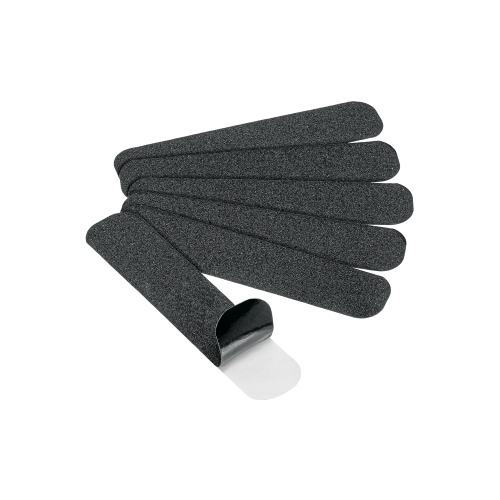 Imagen de TARJETA 6 TIRAS 23CM ANTIDERRAPANTES NEGRAS 50MM C/ABRASIVO