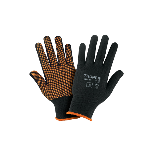 Imagen de GUANTES DE POLIÉSTER CON PUNTOS DE PVC EN PALMA, M, TRUPER