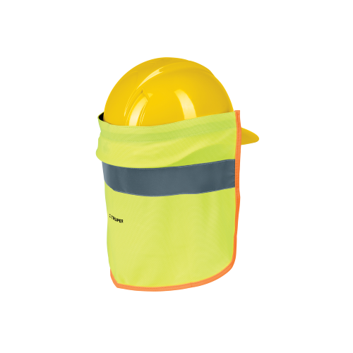 Imagen de CUBRENUCA PARA CASCO CON REFLEJANTE COLOR VERDE 30 CM